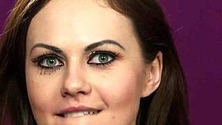 Eurobabe Gets Facialized All Over Her Pretty Face!