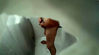 Hidden Camera Catches Roommate in Rough Anal Action With Plunger