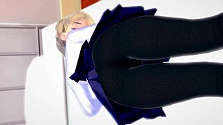 Gwen Stacy's Heart-Racing Infirmary Cock Play