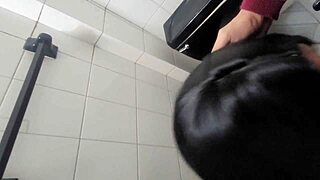 She's saying, 'Fuck me in the bathroom!'