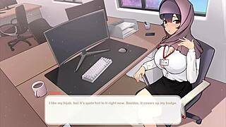 Tsundere milfin hentai game pornplay ep 6 my boss teases with massive tits