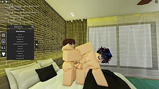 I drilled my submissive demon boy follower on Roblox with deep action