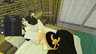 Cute Robloxian Witch Gets Banged By Stranger In Group Scene