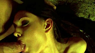 roxy panther gets used by two horny dudes in 3-way