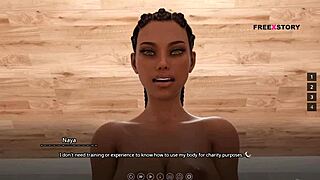 I feel the vampire prince atlas thrusting into naya in cowgirl and doggy positions