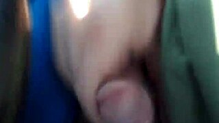 Public masturbation ends with cumshot