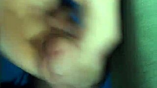 Public masturbation ends with cumshot