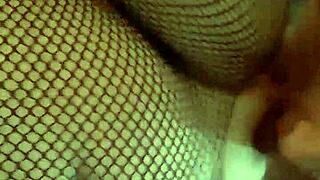 Yo, Bama’s Best in Fishnets Taking That Big Cock Like a Champ!