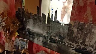 I caught my girlfriend showing her tits!