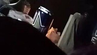 an amateur deepthroats in homemade scene.