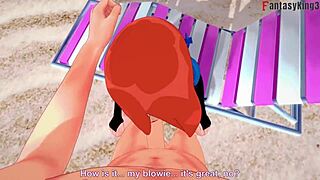 Yae Miko Bikini Sex On Beach POV In Genshin Impact Fantasy