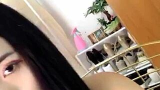 hot girl sucking monster cock on live stream