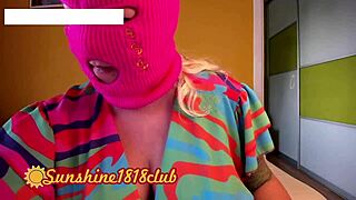 Neon Pink Skimaskgirl Webcam Session Recorded on October 27th