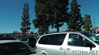 Tiny Teen 18+ Tackles Huge Ramrods in Wild Action