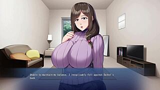 lewd anime exchange with big tits and big black cock 😈 eng sub part 1