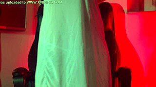 that sneaky bride laura fatalle teasing you with her huge boobs in lingerie!