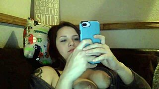 Young milf with big tits and chubby body