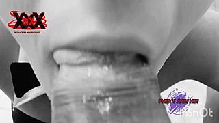 See andy suck that big cock like a bunny?