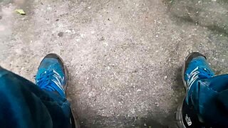 Gay Brasileiro Jerking Hard in the Woods, Damn Hot Action!