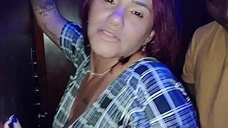 Milf Fucks Young Guy in Hotel Elevator