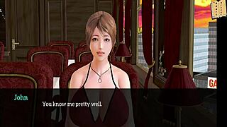 Intense erotic sex in my new family 213 anime game