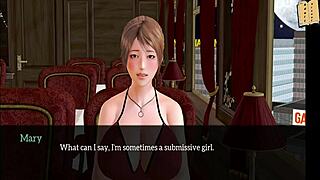 Intense erotic sex in my new family 213 anime game