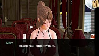 Intense erotic sex in my new family 213 anime game