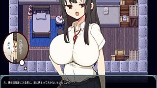 Katagiri-San taquine avec intensité froide en jeu hentai Pt2