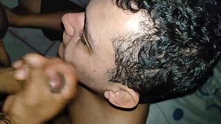 i love that warm milk in my mouth, feeling so good.