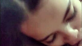 cute brunette babe warms up in the cold with a deepthroat.