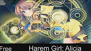 hey, check out harem girl alicia in this anime hentai game 😏