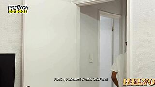 that gossipy neighbor came messing with me and my partner, we showed him brazilian cocks, he took dp in his ass