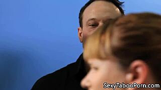 Redhead Pussypounded Hard in Bathroom with Intense Close-Up Action