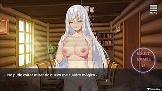 hey, that witch is trapped in a sexual prison again, anime style