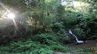 hey, bruna black, making hot videos by the river with binho ted?