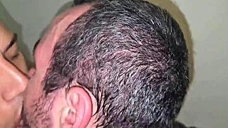 Hot sex with the doorman and his friend checking the apartment in see-through