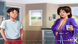 Intense Blowjob With Giant Cucumber In Summertime Saga