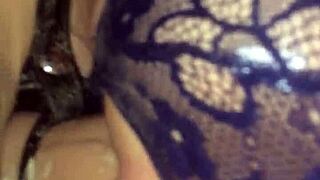 Amazing fucking view with huge toys