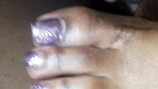 Feel my toes stroking your cock