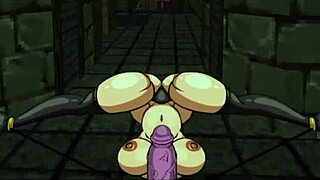 Slooter hentai game pornplay ep 1! The futanari barbarian heroine fucks monster girls to save the day 😈