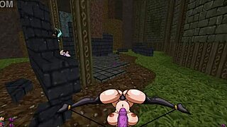 Slooter hentai game pornplay ep 1! The futanari barbarian heroine fucks monster girls to save the day 😈