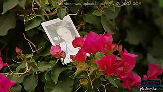 naturally curvy blonde milf teases outdoors