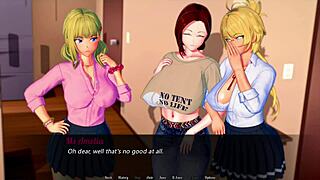 Futanari Dominates In 3D NTR World Scene 1 2 1