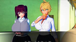 Futanari Dominates In 3D NTR World Scene 1 2 1