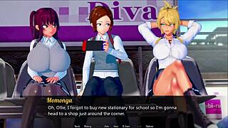 Futanari Dominates In 3D NTR World Scene 1 2 1