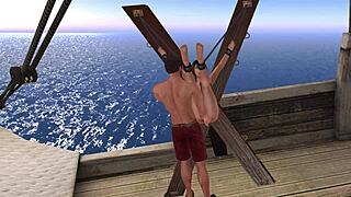 Jess endures intense BDSM play at Surrender Cove with wild action