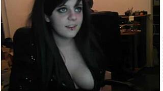 Sexy Girl Emmo Gets Her Boobs Pierced In Detailed Session