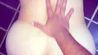 Mature latina milf bends over for doggystyle pussy licking