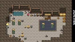 exploring the ruined city with makina in this hentai rpg game 😎