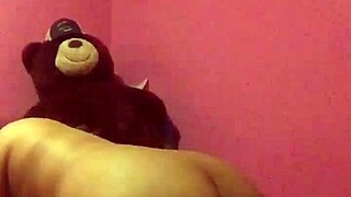 ebony whorelladevil rides a monster white cock with her big ass.